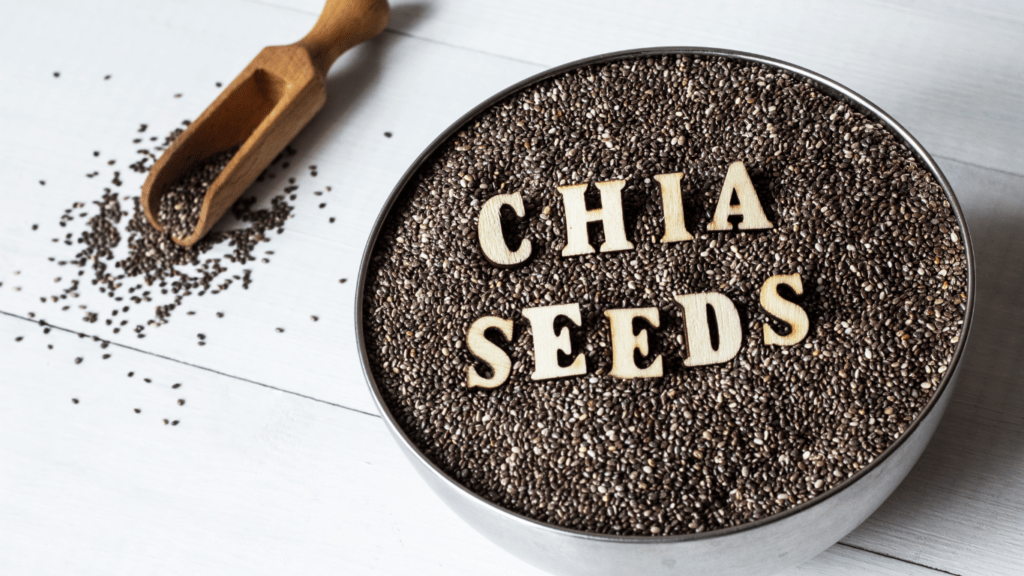 a bowl of chia seed