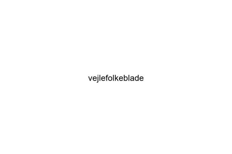 vejlefolkeblade