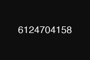 6124704158