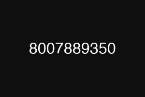 8007889350