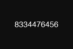 8334476456