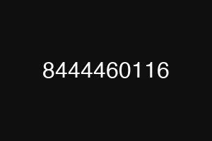 8444460116